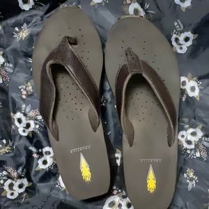 Volatile brown wedge sandals Sz 8 EUC